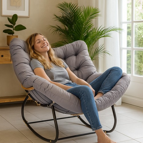 Garden rocking chair rattan - garden, –rattan
