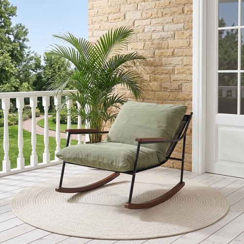 Metal frame rocking chair - chair, with
