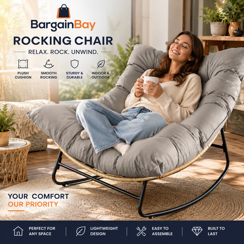 Outdoor rocking chair with - rocking,