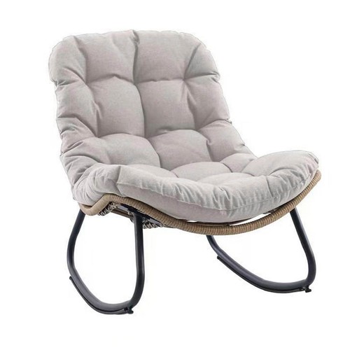 Rattan effect outdoor rocking - rattan,