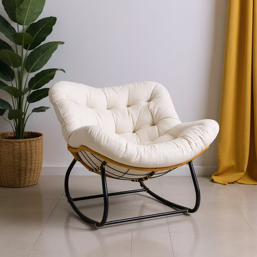 Garden rocking chair rattan - chair, –rattan