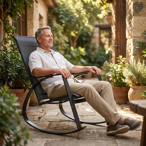 Garden rocking chair - rocking,