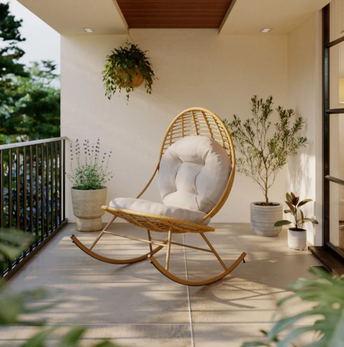 Garden stories woven - garden, padded