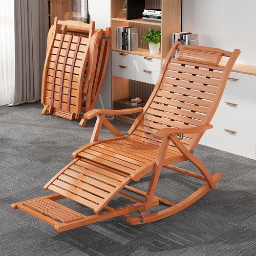 Bamboo recliner rocking - recliner,