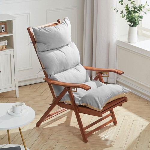 Grey garden rocking deck - deck, chair