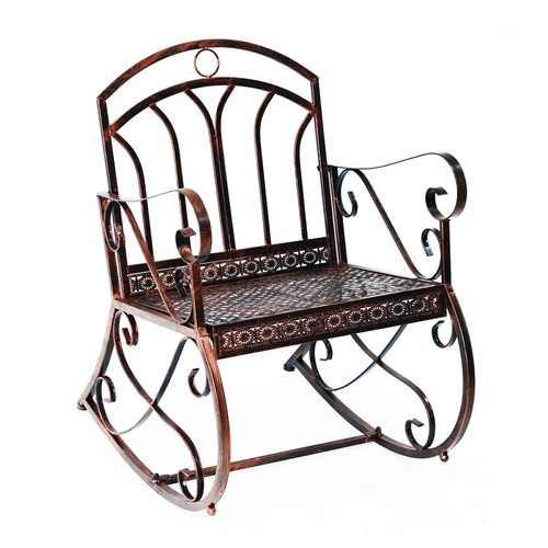 Iron rocking chair outdoor - chair,