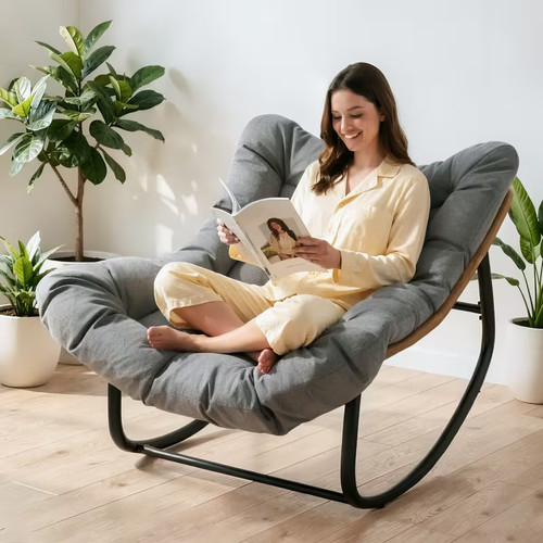 Large rocking chair lounge - chair,