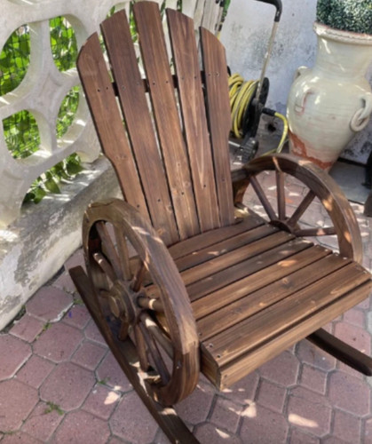 Garden rocking chair - garden,