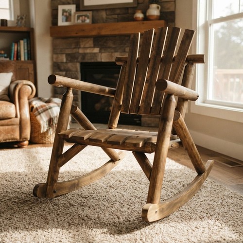 Luxurious burntwood rocking - luxurious,